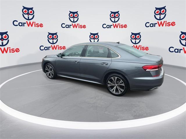 used 2021 Volkswagen Passat car, priced at $18,675