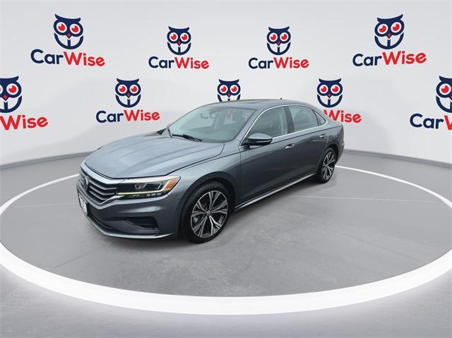 used 2021 Volkswagen Passat car, priced at $18,675