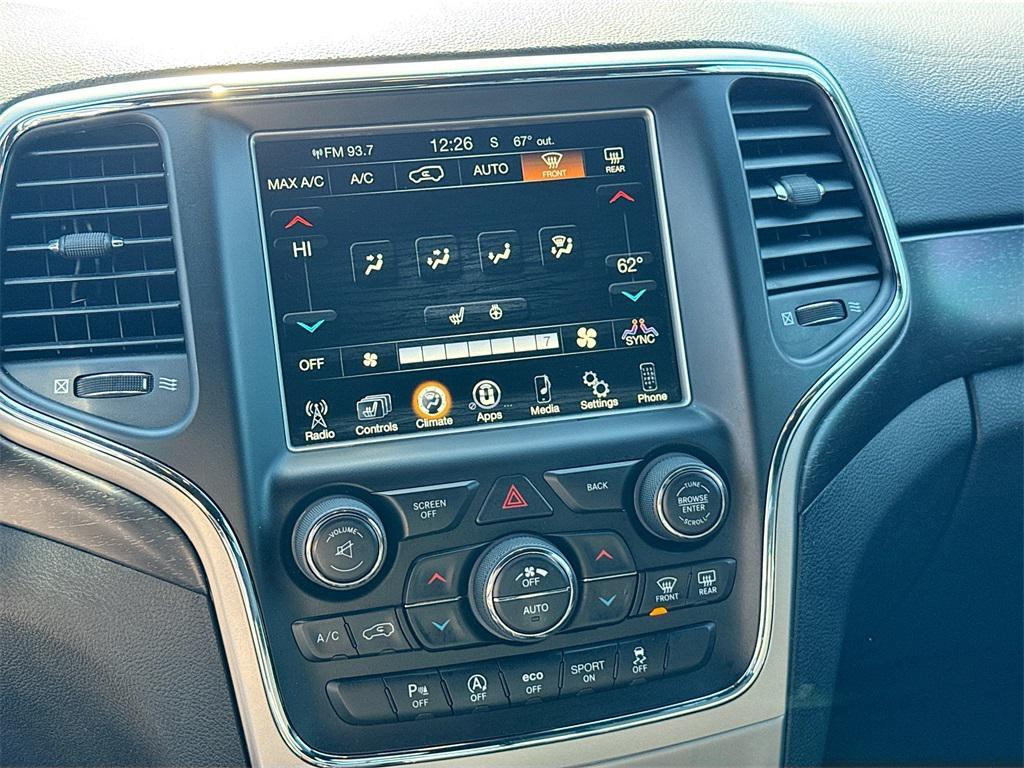 used 2017 Jeep Grand Cherokee car, priced at $15,000