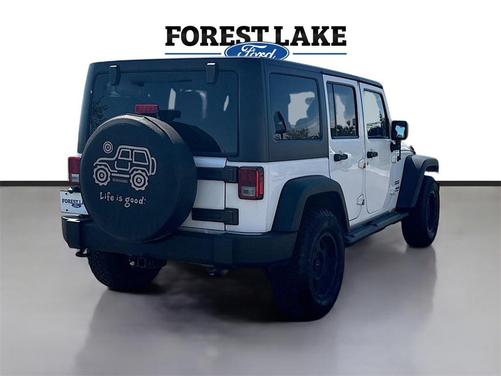 used 2015 Jeep Wrangler Unlimited car, priced at $15,899