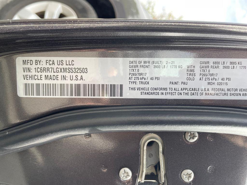 used 2021 Ram 1500 Classic car, priced at $25,625