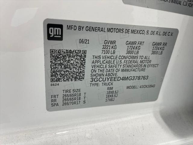 used 2021 Chevrolet Silverado 1500 car, priced at $42,200