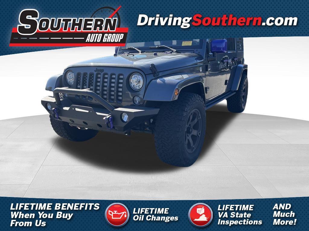 used 2017 Jeep Wrangler Unlimited car, priced at $22,500