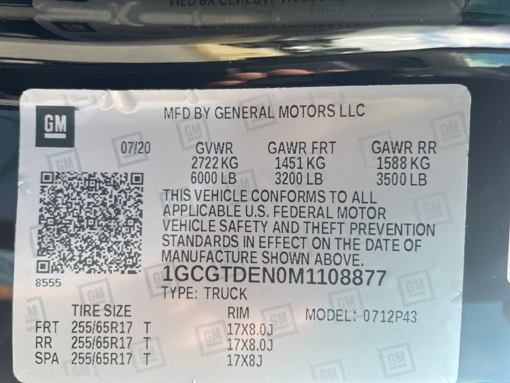 used 2021 Chevrolet Colorado car, priced at $31,500