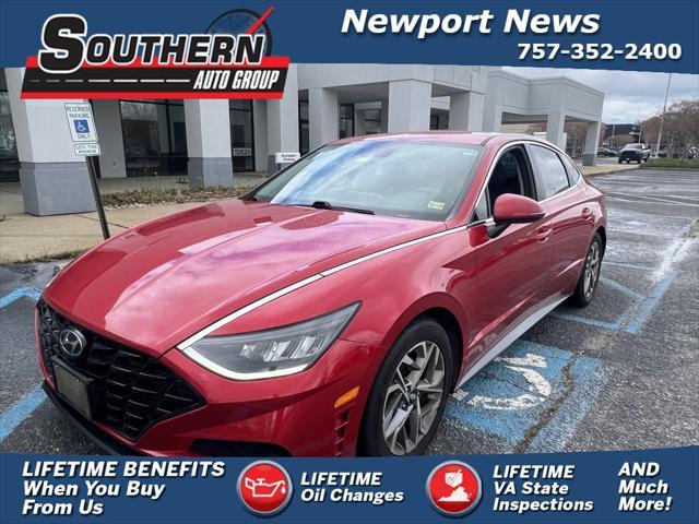 used 2021 Hyundai Sonata car, priced at $17,900