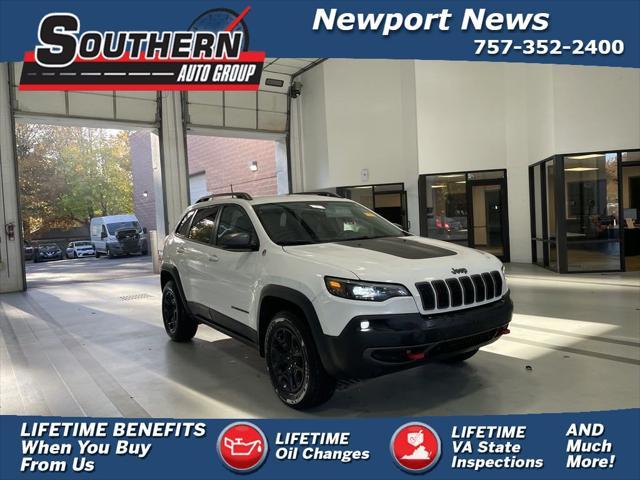 used 2021 Jeep Cherokee car, priced at $25,311