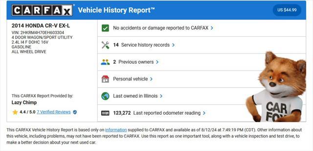 used 2014 Honda CR-V car, priced at $12,450