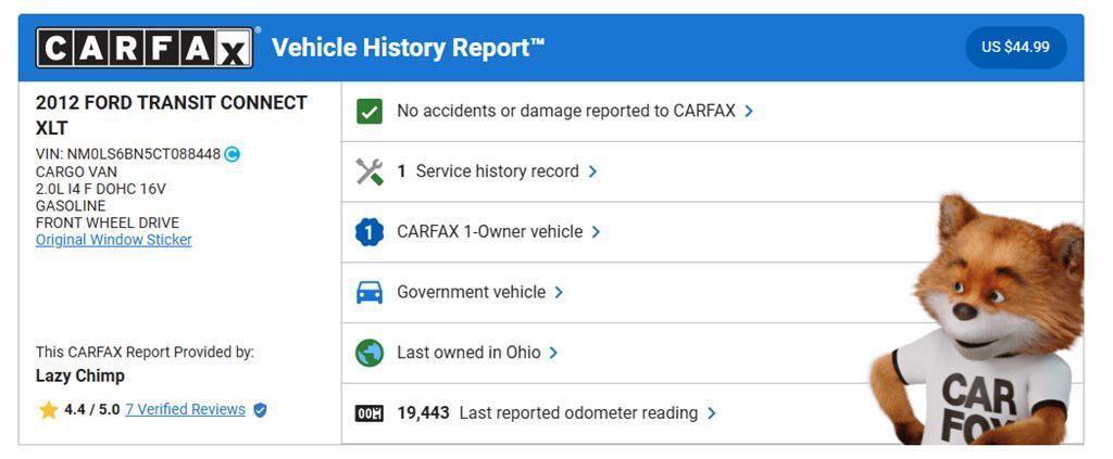 used 2012 Ford Transit Connect car, priced at $13,400