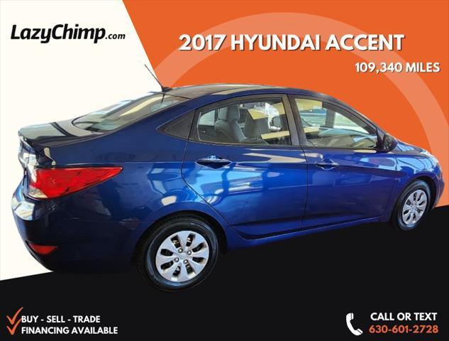used 2017 Hyundai Accent car, priced at $7,700