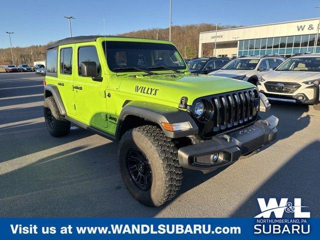 used 2021 Jeep Wrangler Unlimited car, priced at $31,852