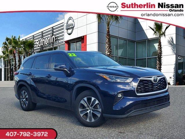 used 2022 Toyota Highlander car, priced at $29,888