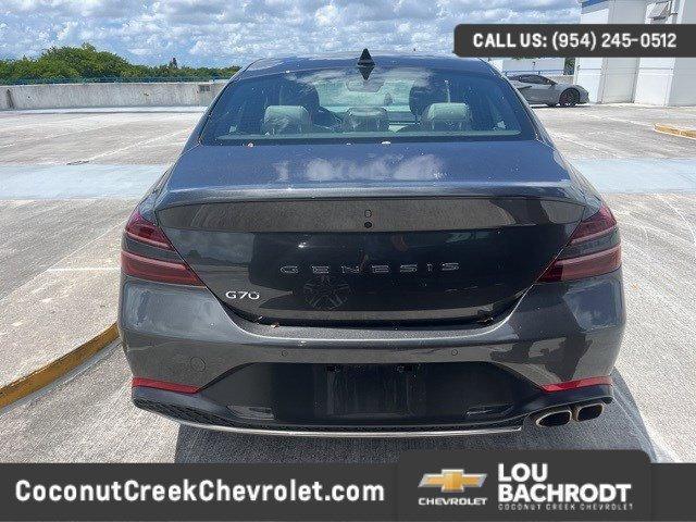 used 2023 Genesis G70 car, priced at $27,699