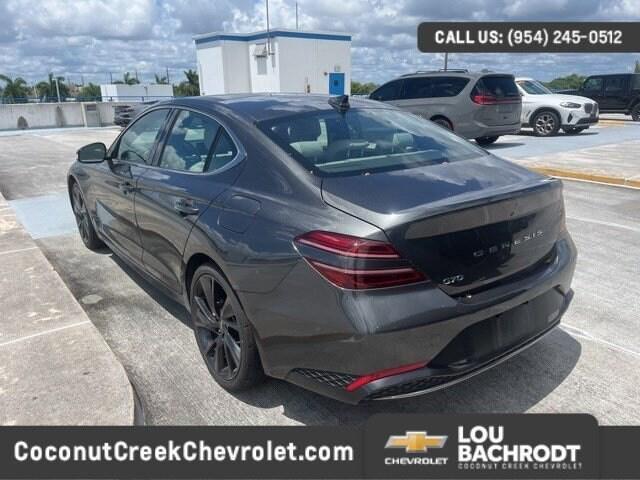 used 2023 Genesis G70 car, priced at $27,699