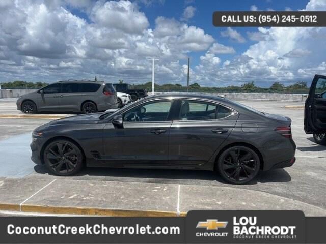 used 2023 Genesis G70 car, priced at $27,699