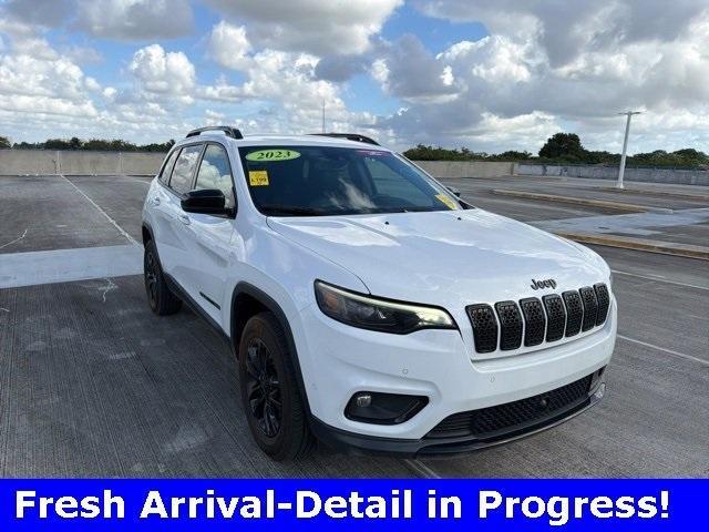 used 2023 Jeep Cherokee car, priced at $18,697
