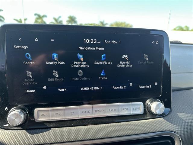 used 2023 Hyundai Kona EV car, priced at $17,897