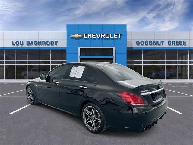 used 2019 Mercedes-Benz AMG C 43 car, priced at $27,999