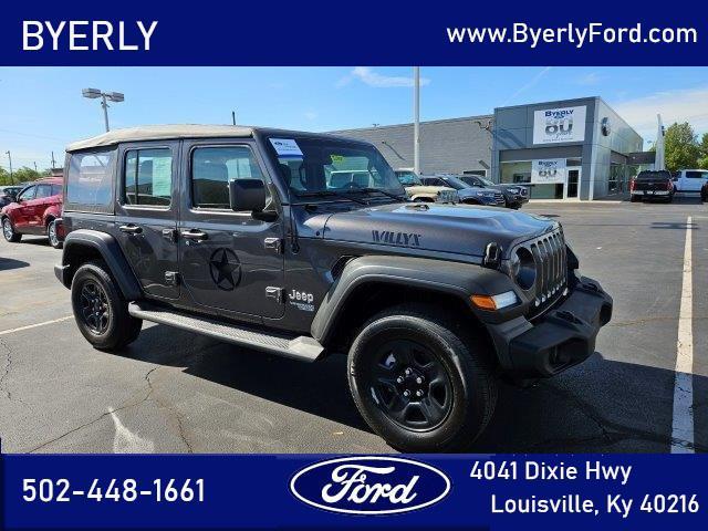 used 2021 Jeep Wrangler Unlimited car, priced at $28,878