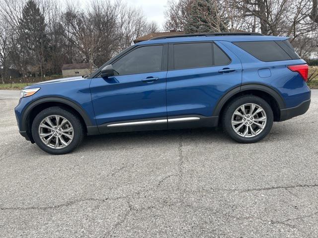 used 2022 Ford Explorer car, priced at $30,587