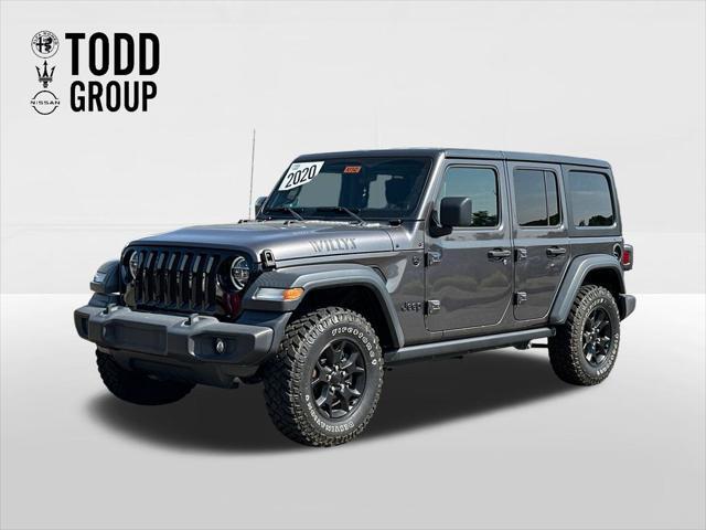 used 2020 Jeep Wrangler Unlimited car, priced at $32,346