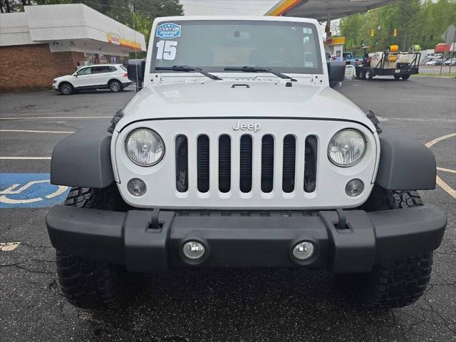 used 2015 Jeep Wrangler Unlimited car, priced at $16,950