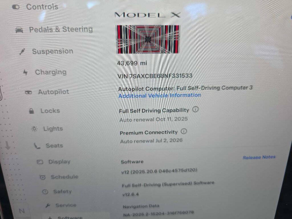 used 2022 Tesla Model X car, priced at $54,988