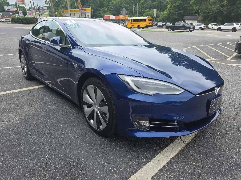 used 2021 Tesla Model S car, priced at $39,950