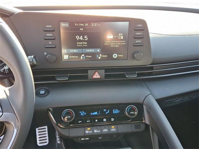new 2025 Hyundai Elantra car, priced at $23,340