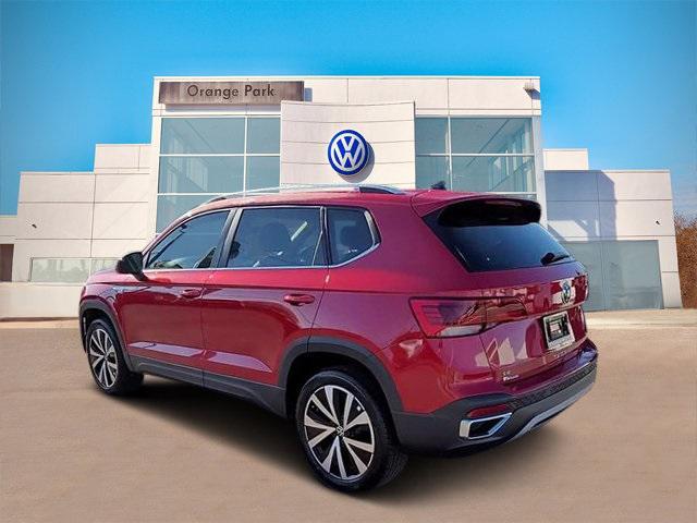 new 2023 Volkswagen Taos car, priced at $29,112
