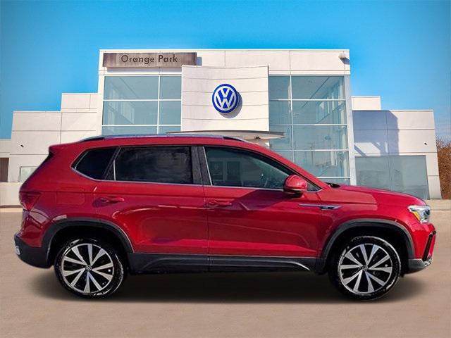 new 2023 Volkswagen Taos car, priced at $29,112