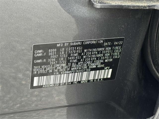 used 2022 Subaru Ascent car, priced at $32,786