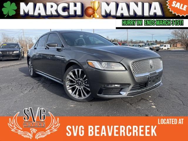 used 2017 Lincoln Continental car, priced at $18,500