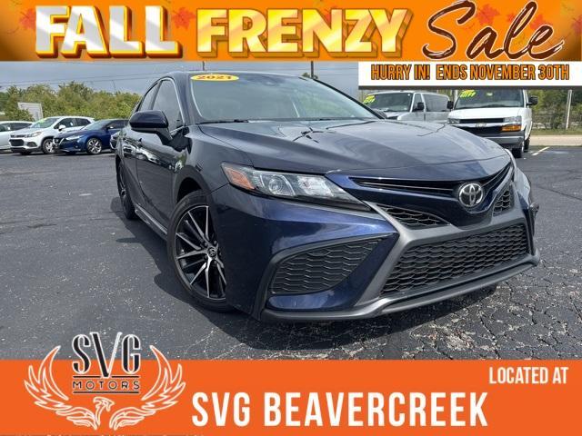 used 2021 Toyota Camry car, priced at $20,500