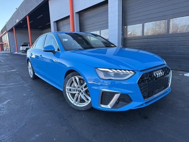 used 2022 Audi A4 car, priced at $25,000