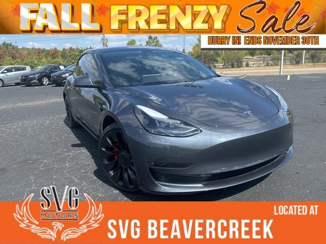 used 2023 Tesla Model 3 car, priced at $37,000