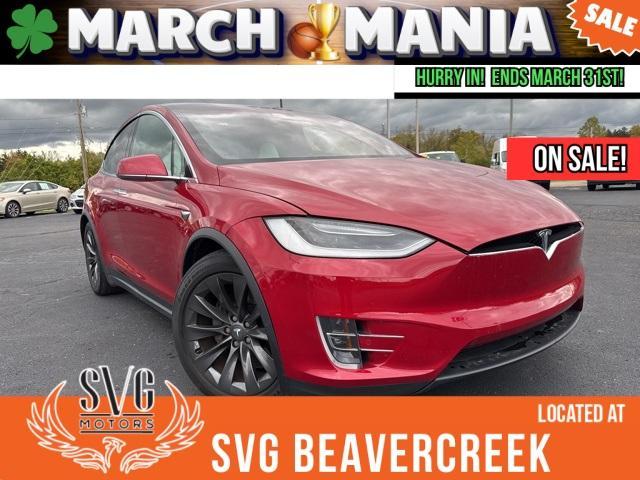 used 2018 Tesla Model X car, priced at $26,000