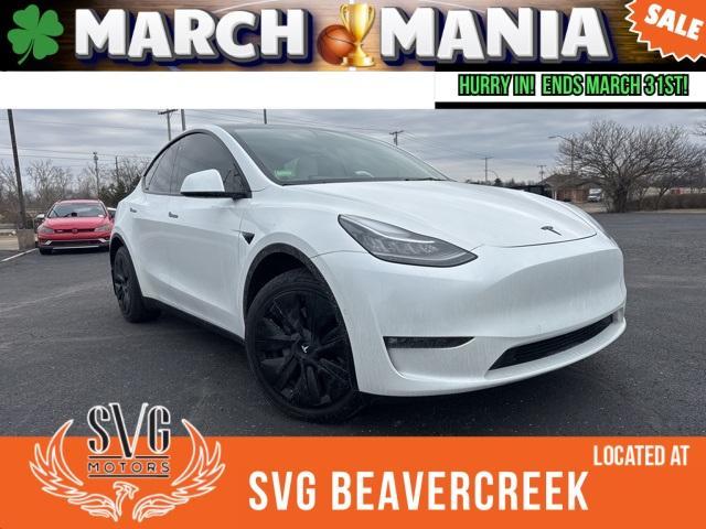 used 2021 Tesla Model Y car, priced at $25,000