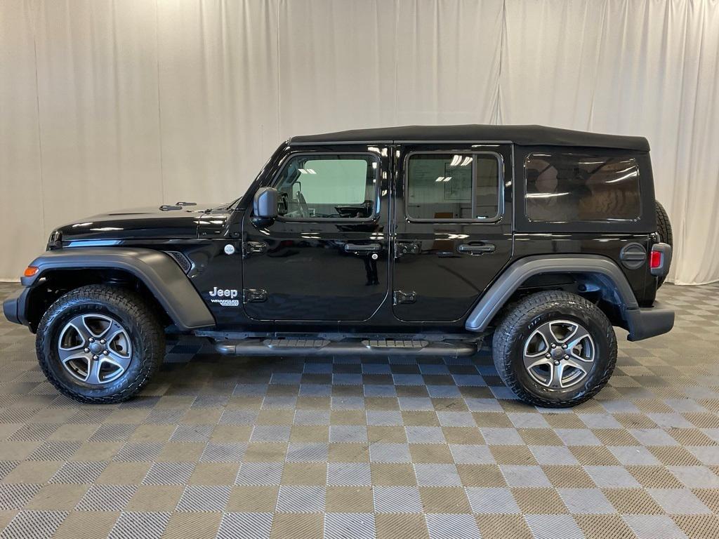 used 2020 Jeep Wrangler Unlimited car, priced at $25,221