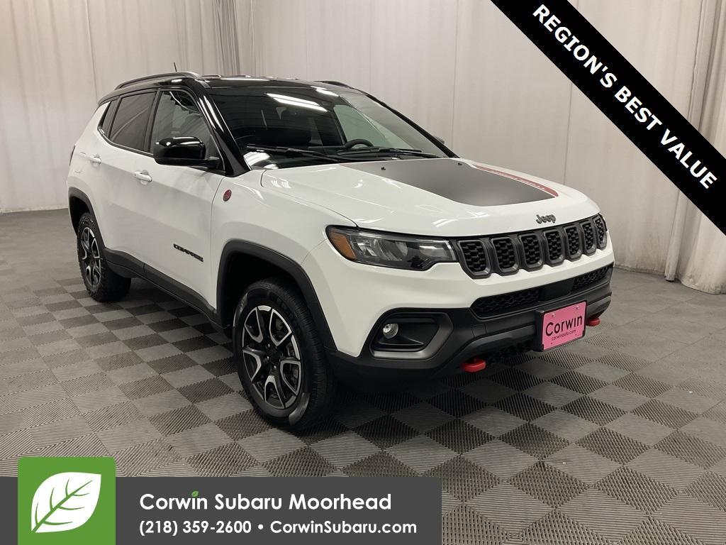 used 2024 Jeep Compass car, priced at $21,498