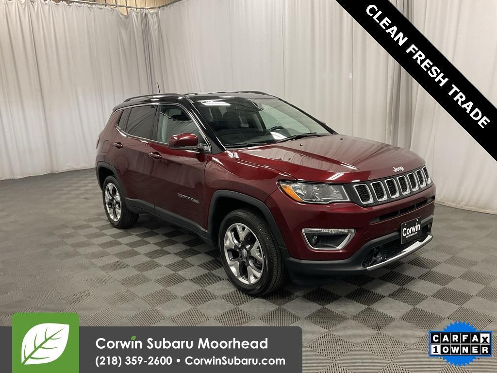 used 2021 Jeep Compass car, priced at $18,471