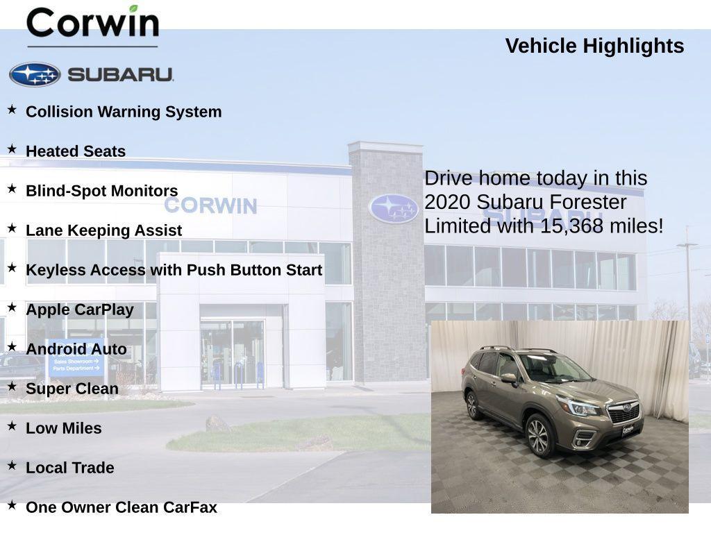 used 2020 Subaru Forester car, priced at $25,498