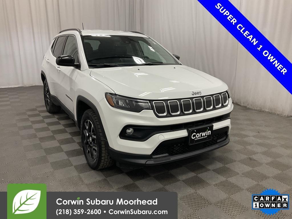 used 2022 Jeep Compass car, priced at $21,102