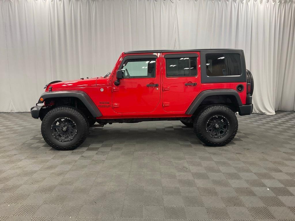 used 2016 Jeep Wrangler Unlimited car, priced at $17,998