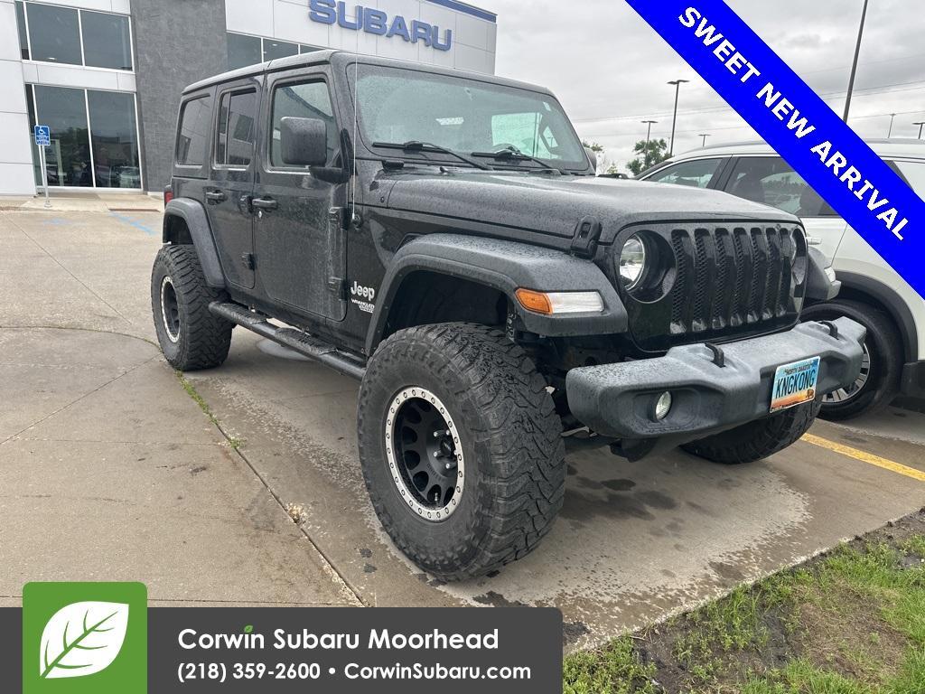 used 2018 Jeep Wrangler Unlimited car, priced at $25,197