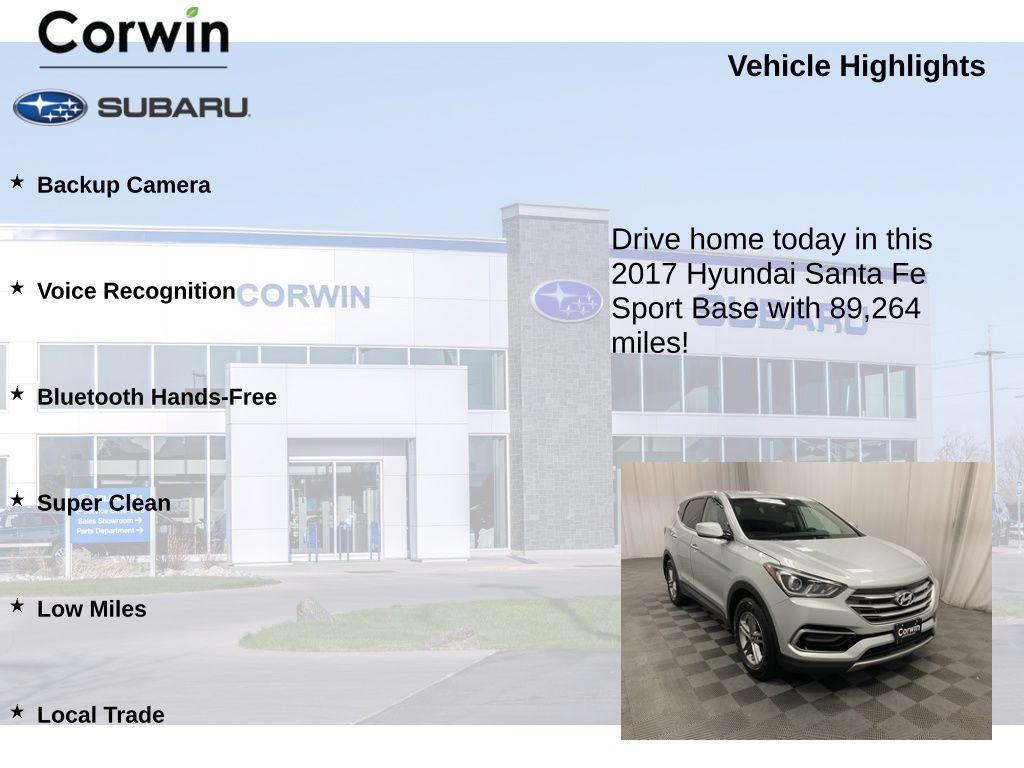 used 2017 Hyundai Santa Fe Sport car, priced at $11,998