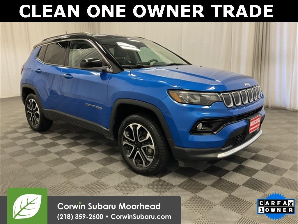 used 2022 Jeep Compass car, priced at $20,955