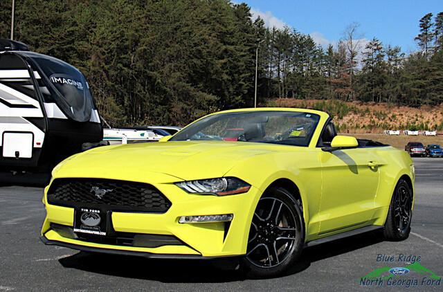 used 2021 Ford Mustang car, priced at $23,987