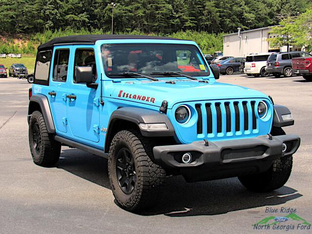 used 2021 Jeep Wrangler Unlimited car, priced at $37,987