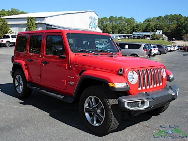 used 2020 Jeep Wrangler Unlimited car, priced at $36,987