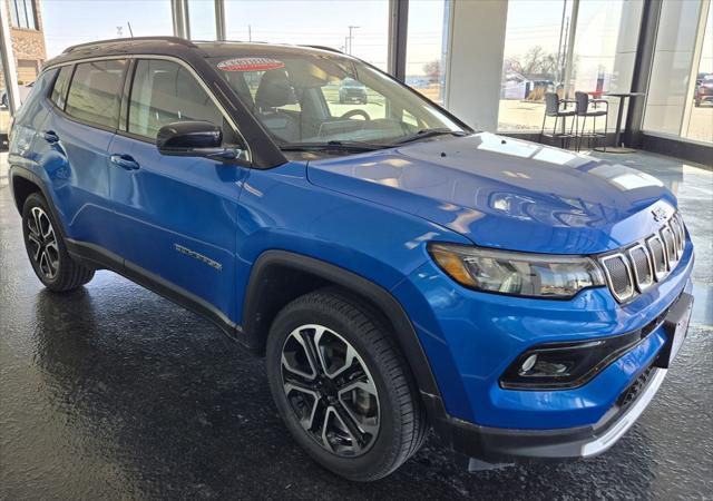 used 2022 Jeep Compass car, priced at $22,999